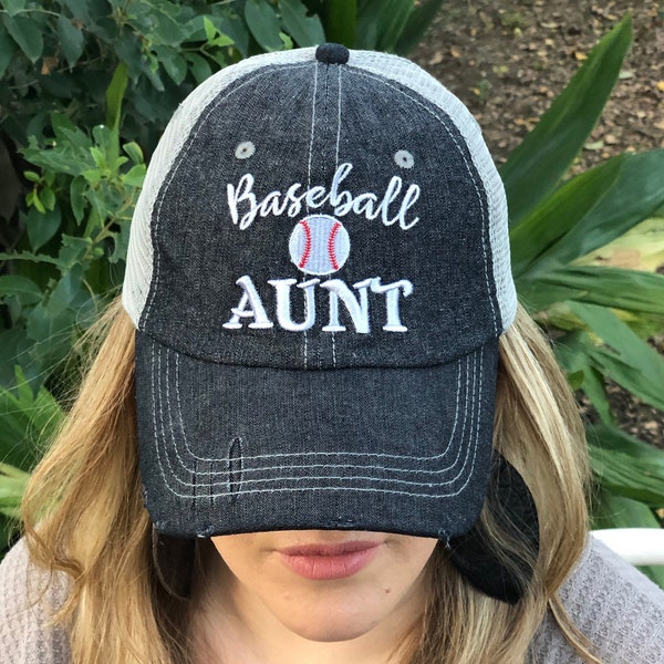 Cocomo Soul Baseball Aunt Embroidered Baseball Hat Baseball Aunt Cap -212