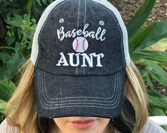 Cocomo Soul Baseball Aunt Embroidered Baseball Hat Baseball Aunt Cap -212