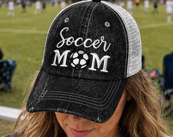 Soccer Mom Embroidered Baseball Hat