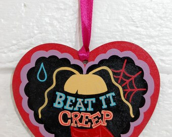 Cry Baby, Beat it Creep Heart Wall decoration, Painting, Rockabilly, Tattoo art