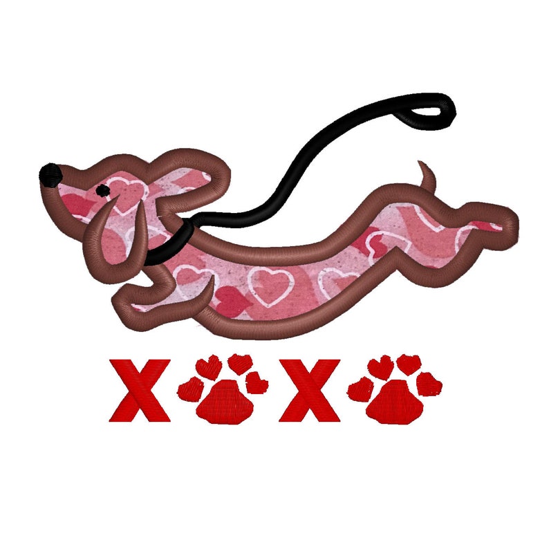 Dachshund Towel Gifts for Dog Lover, Valentine Dachshund Hand Towel, Doxie Bathroom Towel, Wiener Dog Kitchen Towel, Weiner Mom Gifts image 5