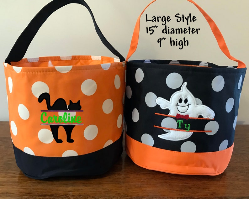 Halloween Personalized Toddler Candy Bags