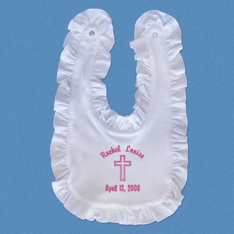 monogrammed bibs