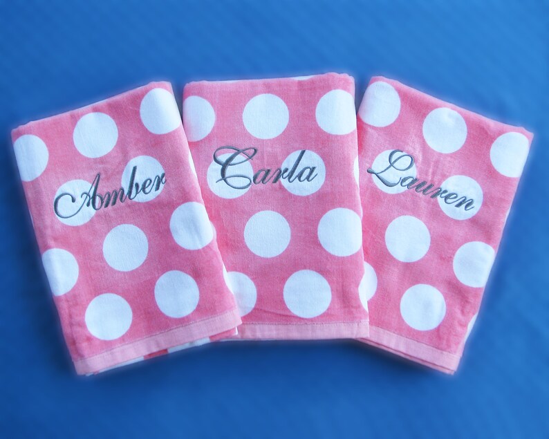 Personalized Beach Towel Monogrammed Beach Towels For Wedding Etsy
