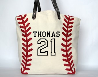 Custom Baseball Mom Tote Bag Gifts, Personalized Baseball Bag Gifts for Mom, Monogrammed Baseball Tote , Embroidered Team Mom Baseball Gift