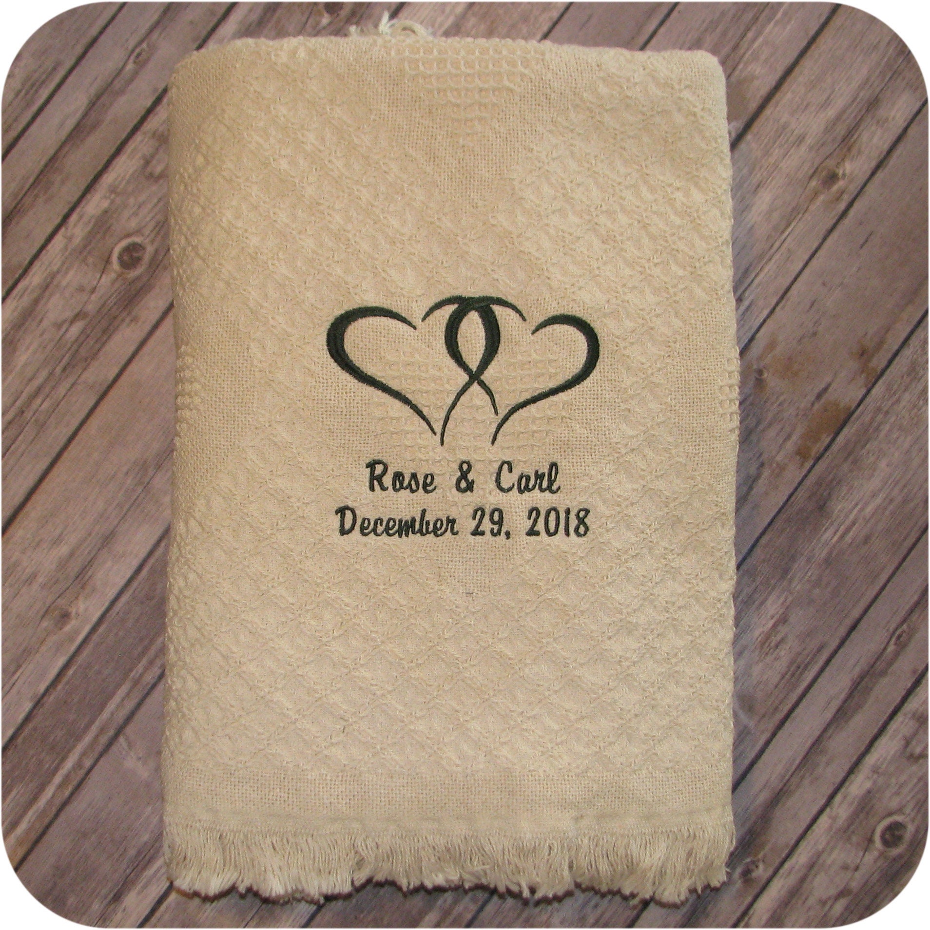 Anniversary Blanket Gifts Personalized Wedding Anniversary Etsy