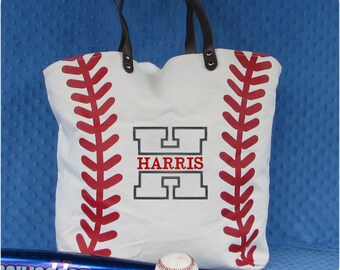 Baseball Mom Tote Bag, Monogrammed Baseball Tote Bag, Baseball Mom Gifts, Baseball Bag, Team Mom Baseball gift, Baseball Valentine Gift