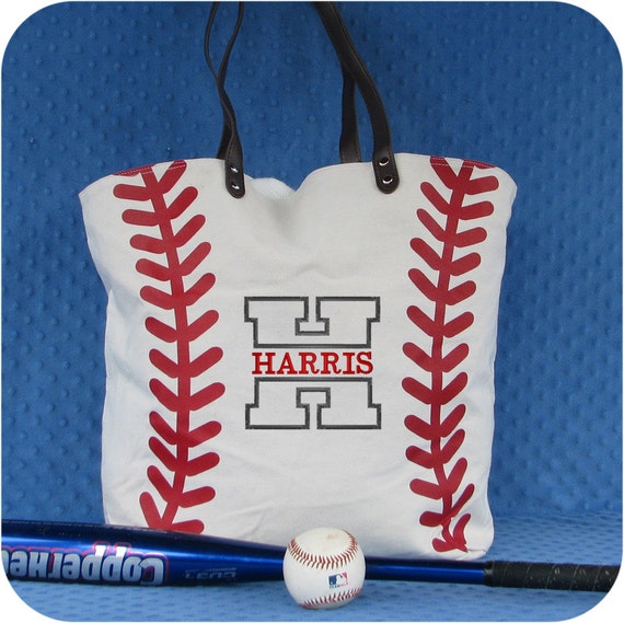 monogrammed bat bag