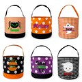 Personalized Halloween Trick Or Treat Candy Bags, Halloween Trick or Treat Buckets, Girl or Boy Halloween Candy Bags, Kids Pumpkin Bag product logo