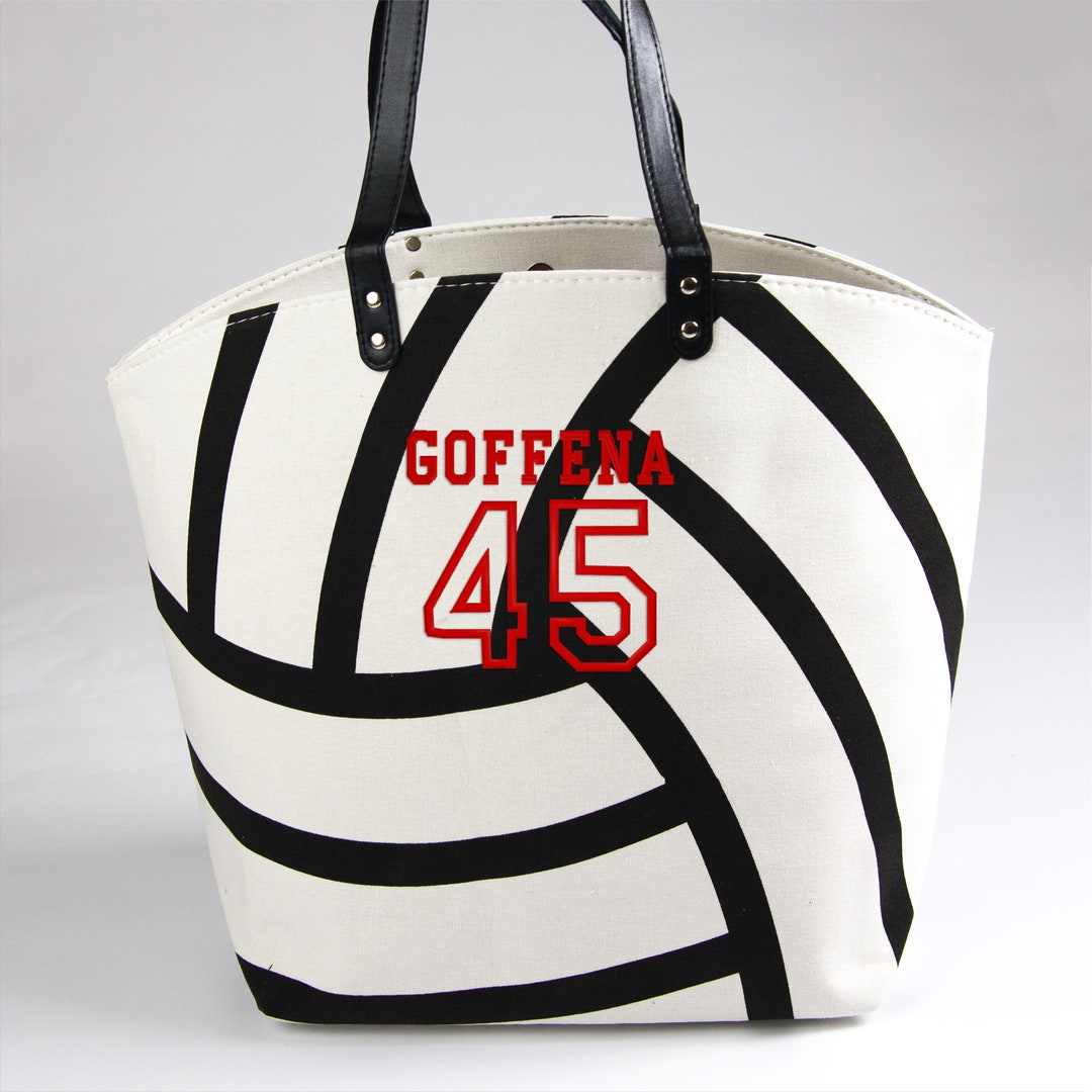 Volleyball tote bag deals