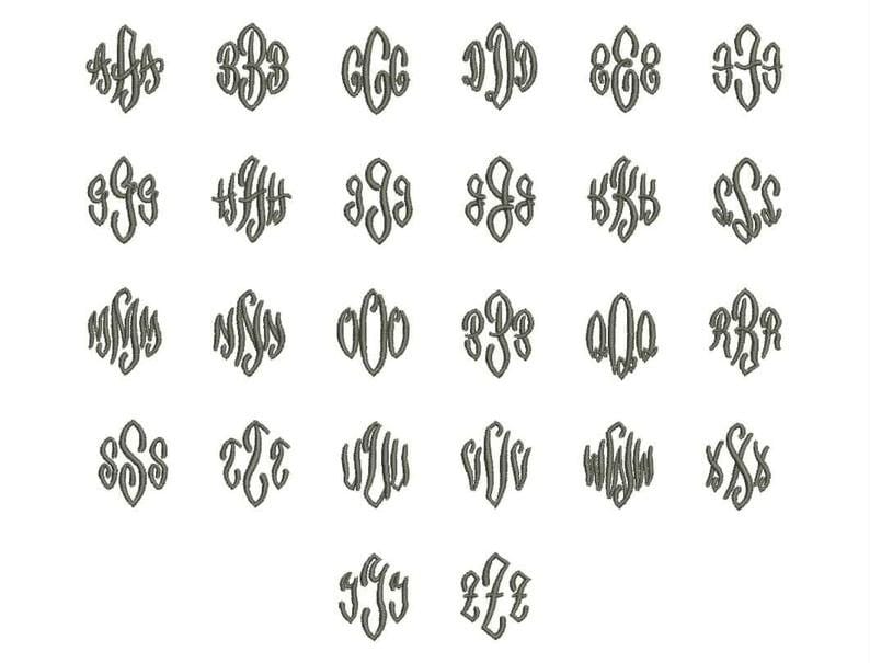 Graphic showing the letters for End Scroll Flower and End Scroll NO Flower lettering.