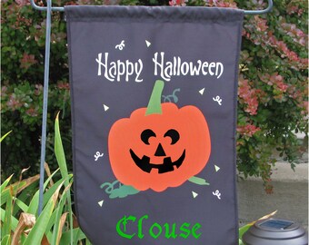 Personalized Halloween Outdoor Decor Garden Flags, Happy Halloween Outdoor Decorations, Fall Outdoor Decoration Garden Flag