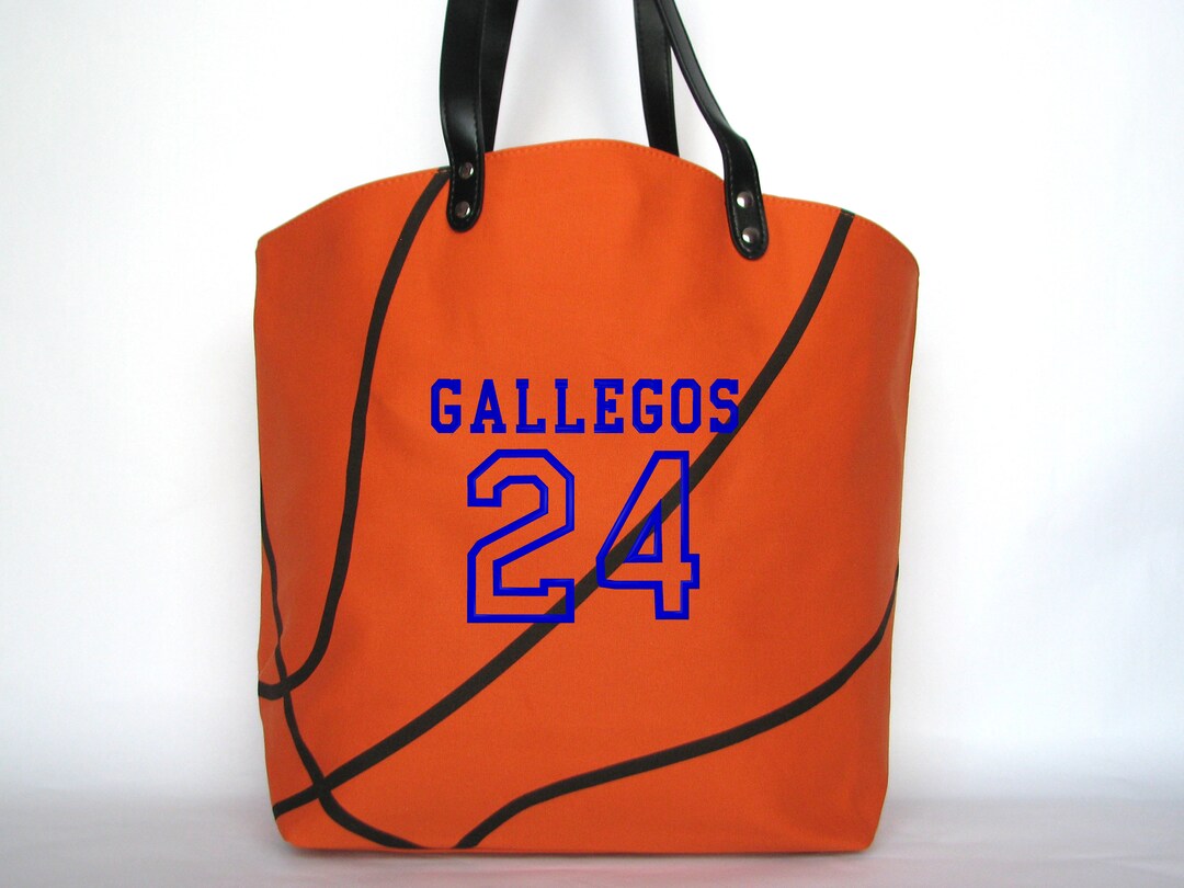 Personalized Basketball Tote Bag for Mom or Player, Basketball Gifts