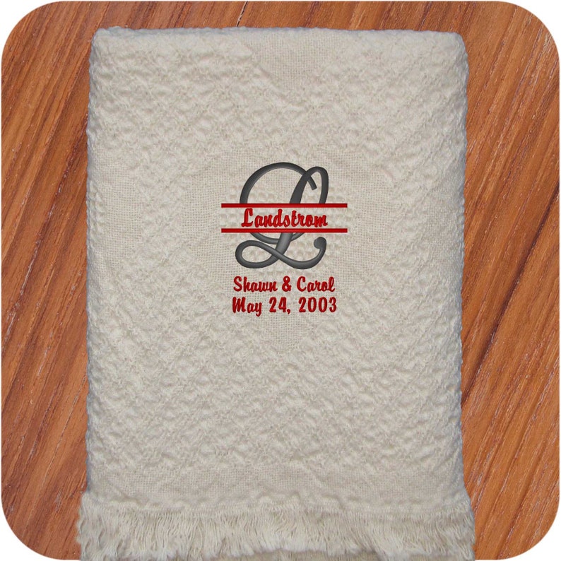 Wedding Gifts Wedding Blanket Personalized Wedding Throws Etsy
