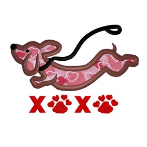 Dachshund Gifts for Dog Lover, Dachshund Hand Towel Valentine Gift, Doxie Bathroom Towel, Wiener Dog Kitchen Towel for Dachshund Mom Gift image 5