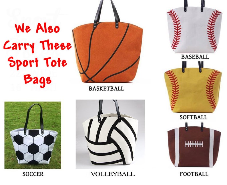 Baseball Mom Bag Monogrammed Baseball Tote Bag Personalized Etsy