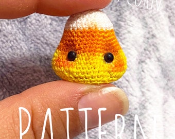 Mandy The Candy Corn - MUSTER - Amigurumi Halloween Spielzeug zum Erstellen