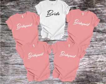 Bridesmaid | Bride shirt | Bachelorette Party | Girls night | Girls weekend