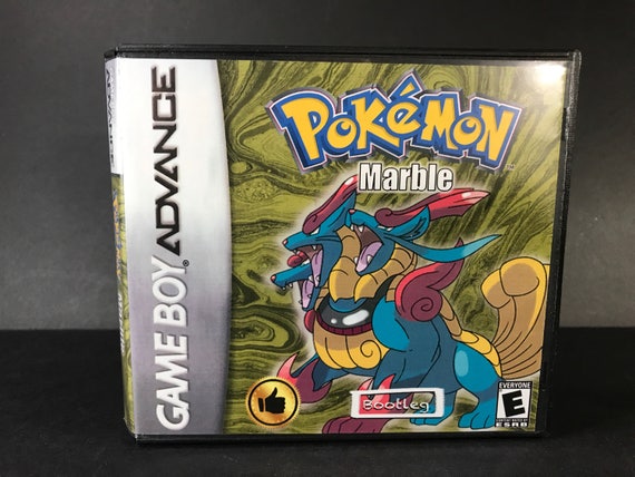 Pokemon Marble Rom Hack Fan Made Game Gameboy Advance Gba Custom Case