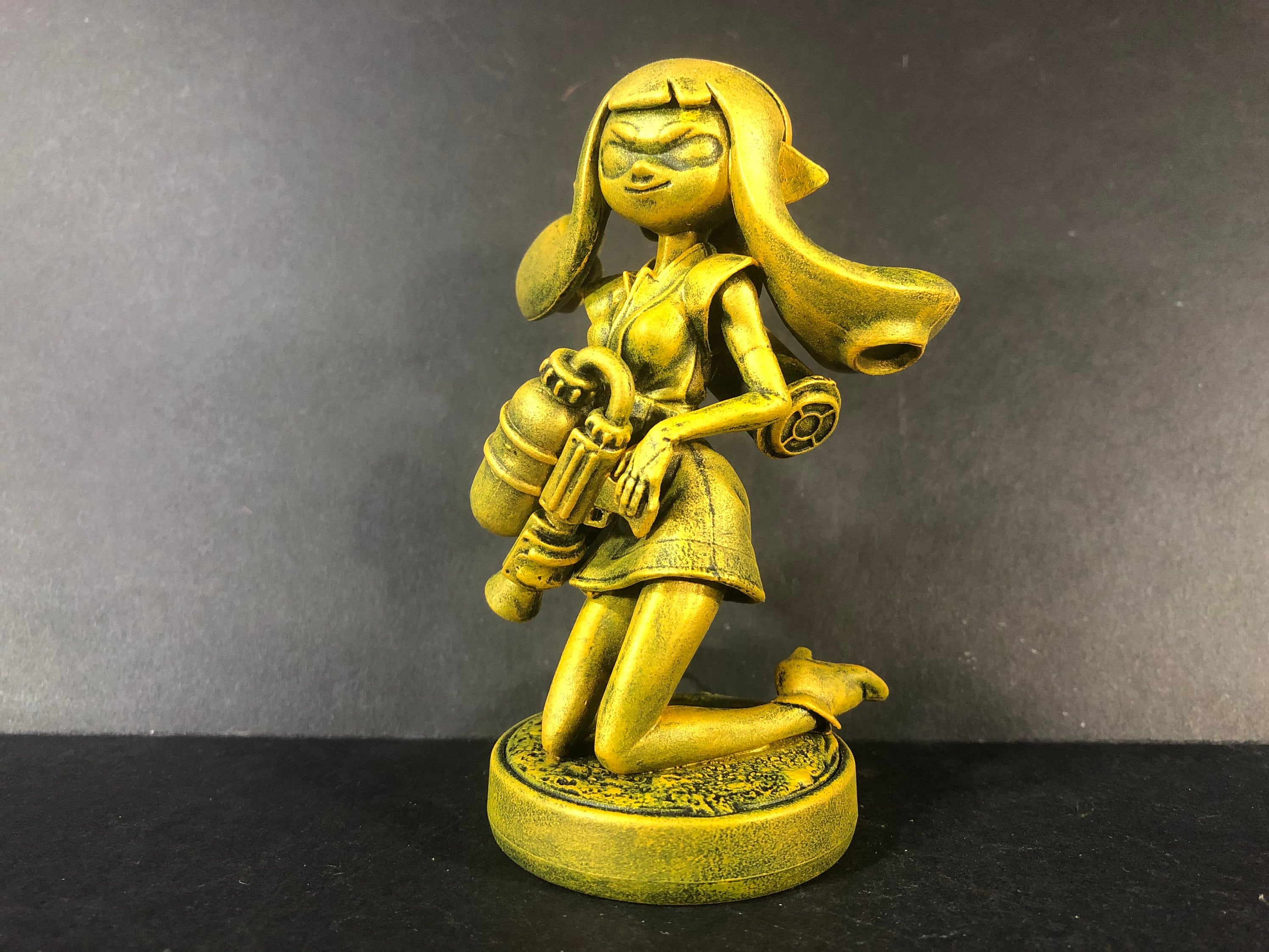 Sexy Inkling Girl Splatoon Nintendo Custom Amiibo Figure