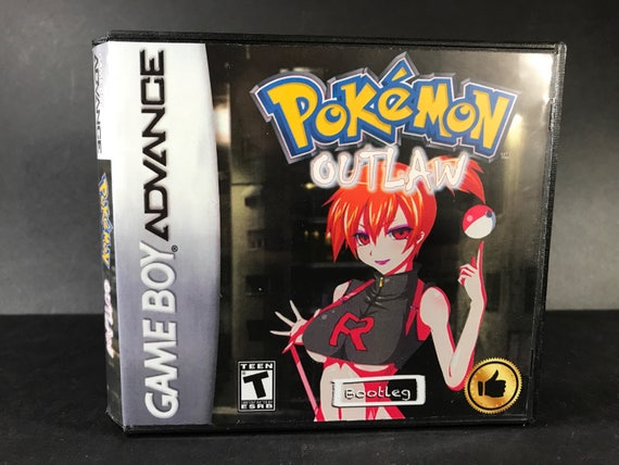 Pokemon Outlaw Rom Hack Fan Made Game Gameboy Advance Gba Custom Case