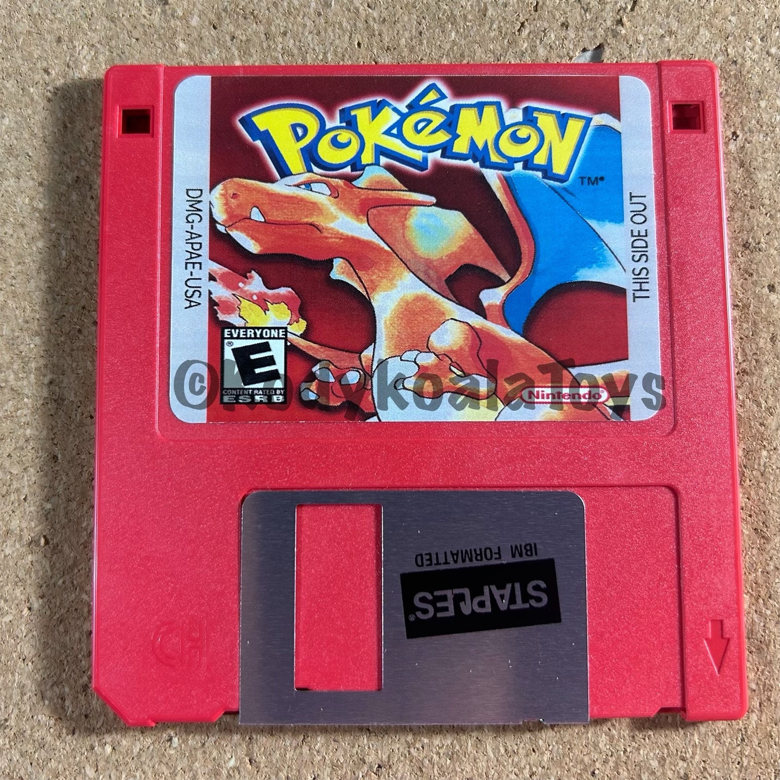 Pokemon Gold Version Floppy Disk Gimmick