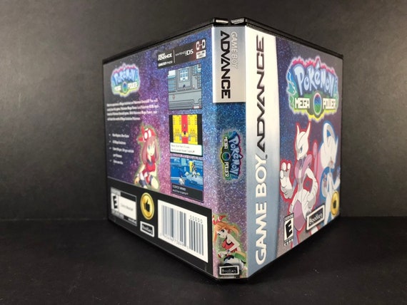 Pokemon Mega Power Rom Hack Fan Made Game Gameboy Advance Gba Custom Case