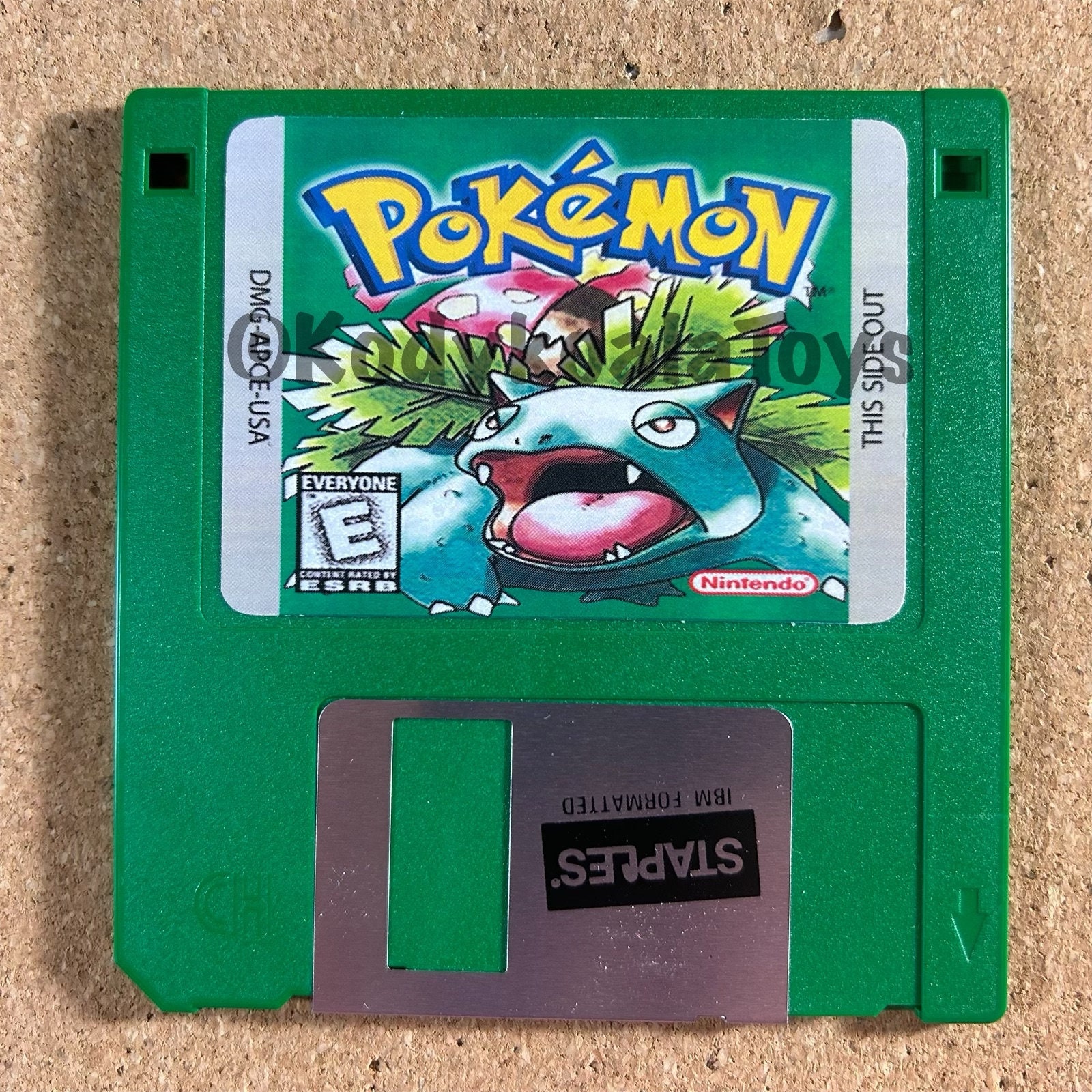 Pokemon Gold Version Floppy Disk Gimmick