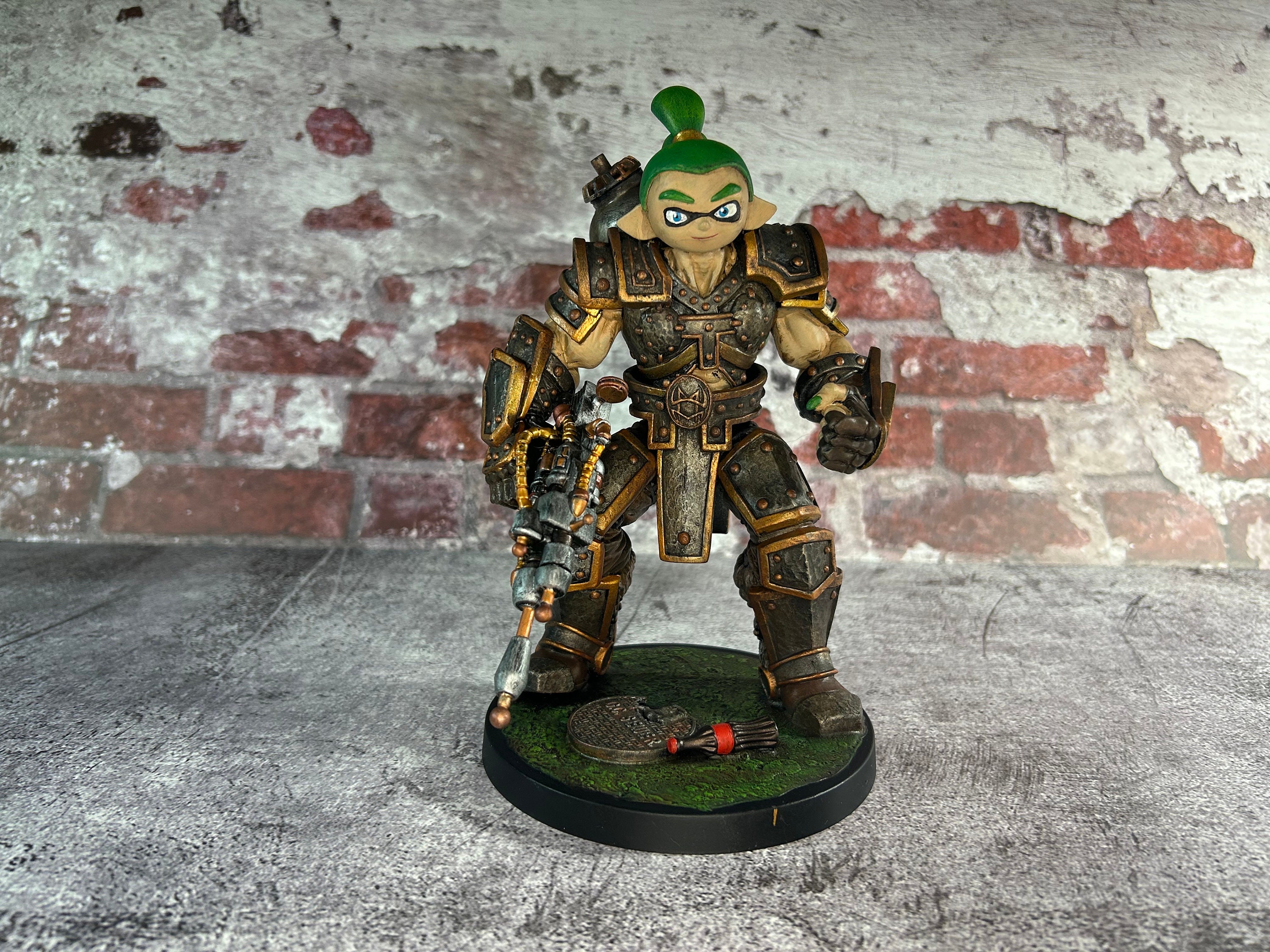 Splatoon Buff Buff Inkling Splatoon Custom Figure - Etsy