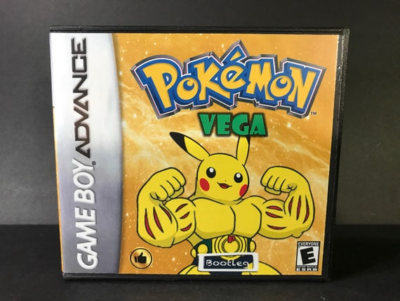 Pokemon Vega Rom Hack Fan Made Game Gameboy Advance Gba Custom Case