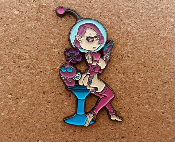 Broche sexy Brittany de Pikmin, revers revers en métal, broches fabriquées par Pikmin