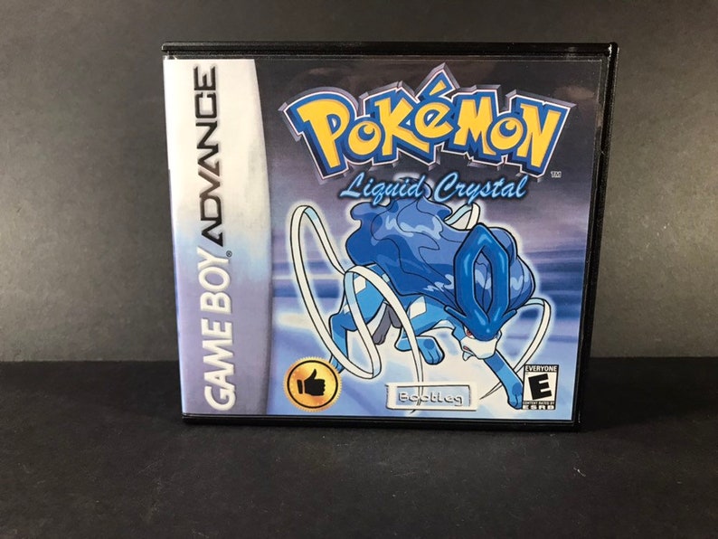 Pokemon Liquid Crystal Rom Hack Fan Made Game Gameboy Advance Etsy