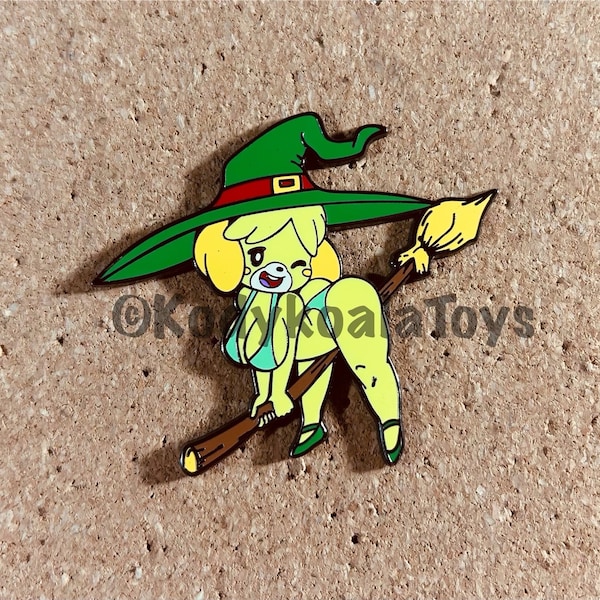 Witch Isabelle Custom Made Pin Brooch Lapel Hard Enamel