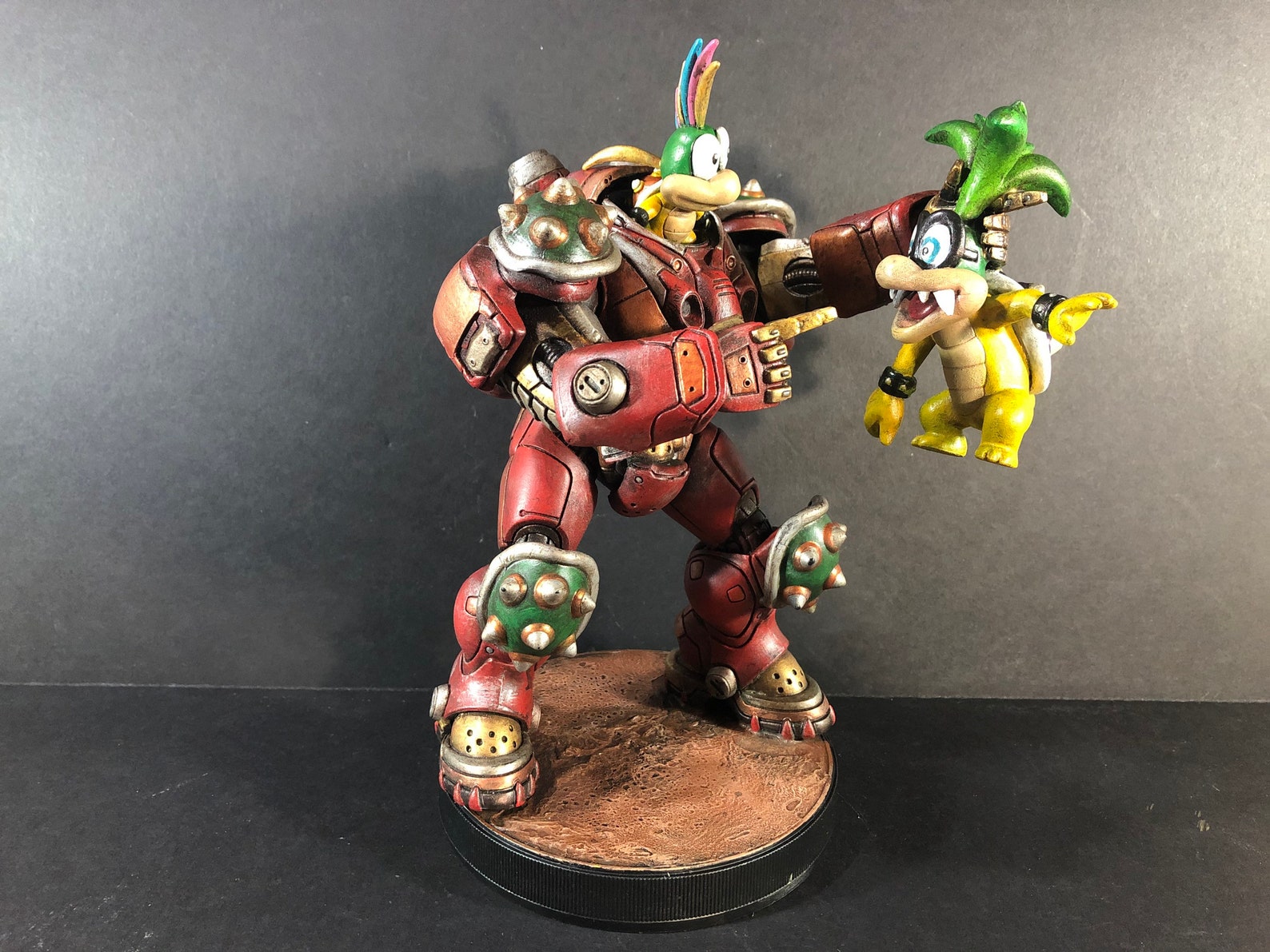 Lemmy Koopa Mech Suit with Iggy Custom Figure | Etsy