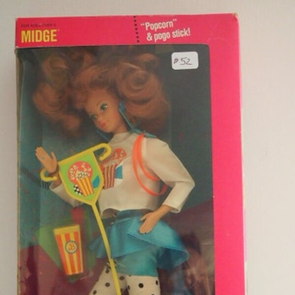 Vintage Barbie Dolls|Vintage Midge Cool Times Barbie Doll/Barbie Friends Food Fashion Fun /Mattel 3216