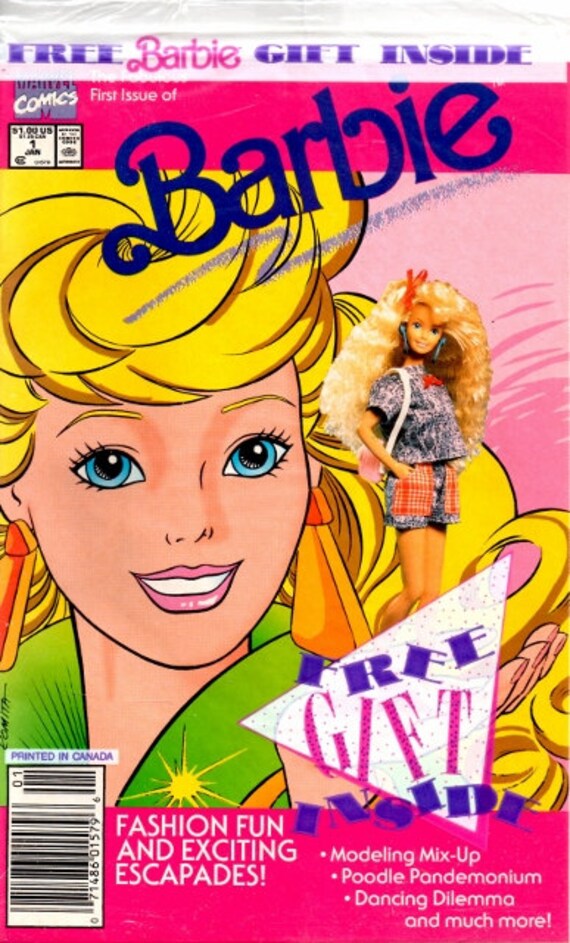 vintage barbie poster