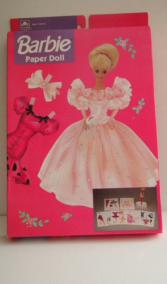 vintage barbie paper dolls