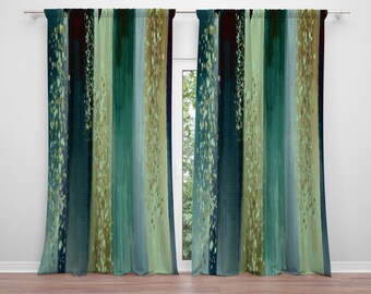 Watercolor Curtains Etsy