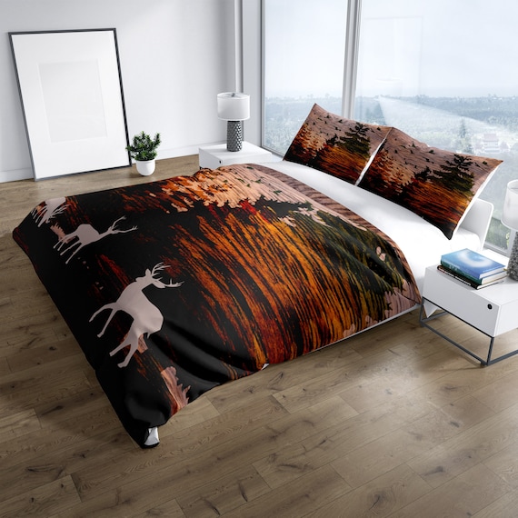 Deer comforter cheap queen set