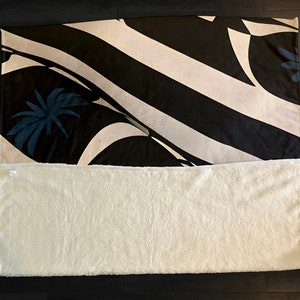 Desert Palm Fleece Sherpa Blanket | Large 68&quot; x 80&quot; Size