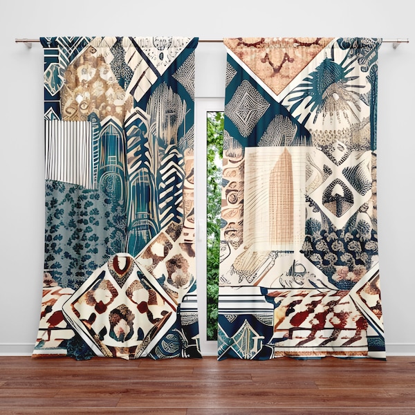 Shabby Chic Room Darkening Curtains Etsy UK