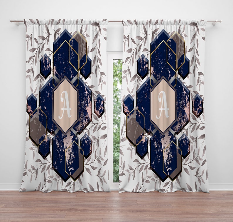 Elegant Personalized Window Curtain Panels Long Panel Sheer Etsy