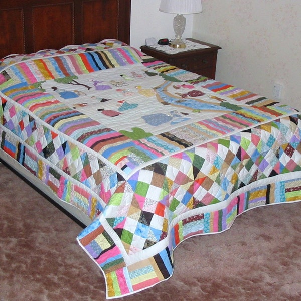 Girl Quilt Pattern Etsy