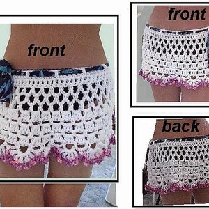 CROCHET PATTERN - Beach Skirt and/or Cape - make any size, easy crochet pattern, Summer Clothing, Girls Teens Adults - #795