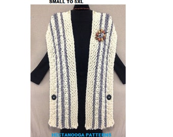 knit ruana pattern, EASY Knit Ruana Pattern, Small to 5XL, #2820, knitting patterns