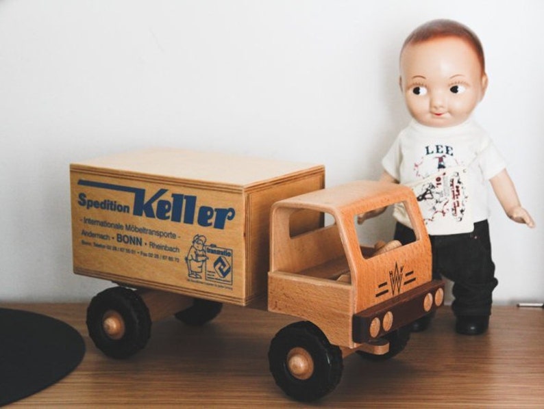 full size wooden truck