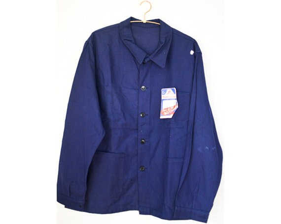Sanfor French Workwear Vintage Indigo Blue jacket
