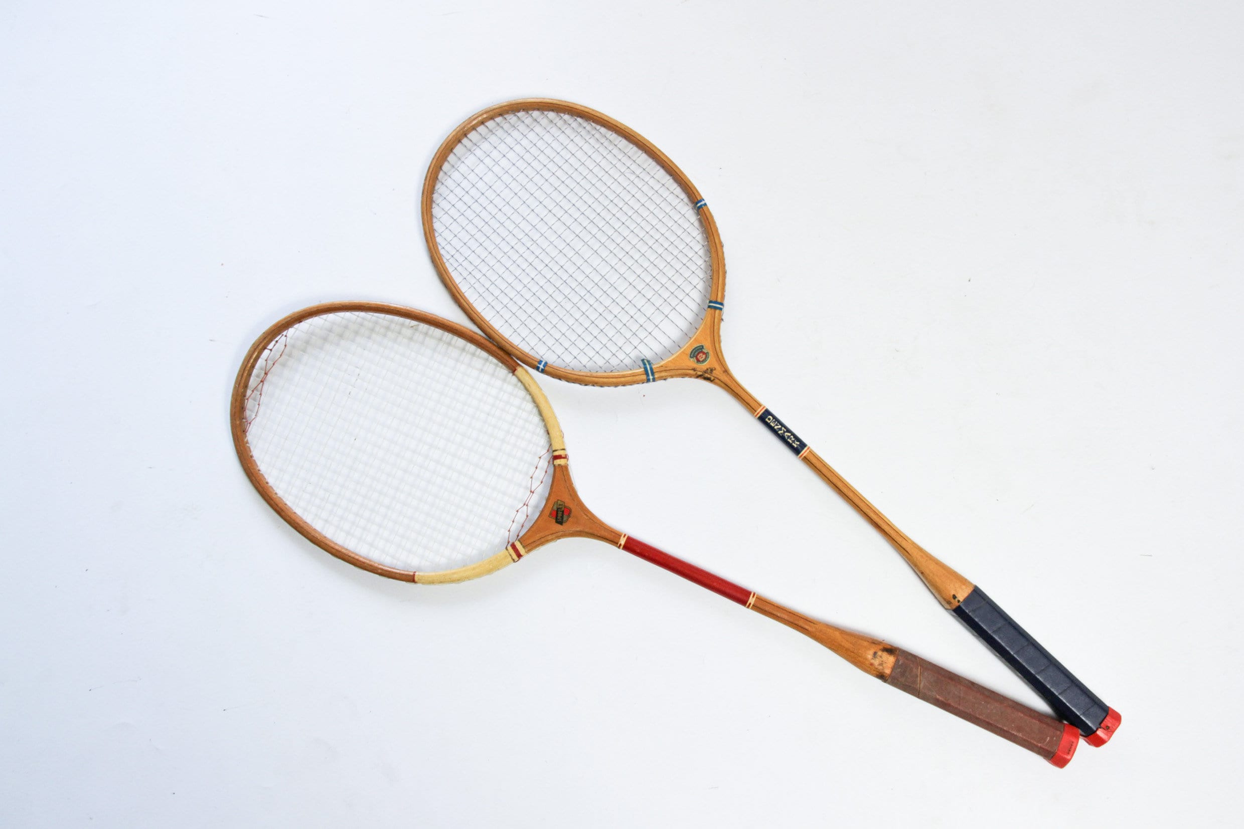 Wooden vintage Badminton racket Etsy