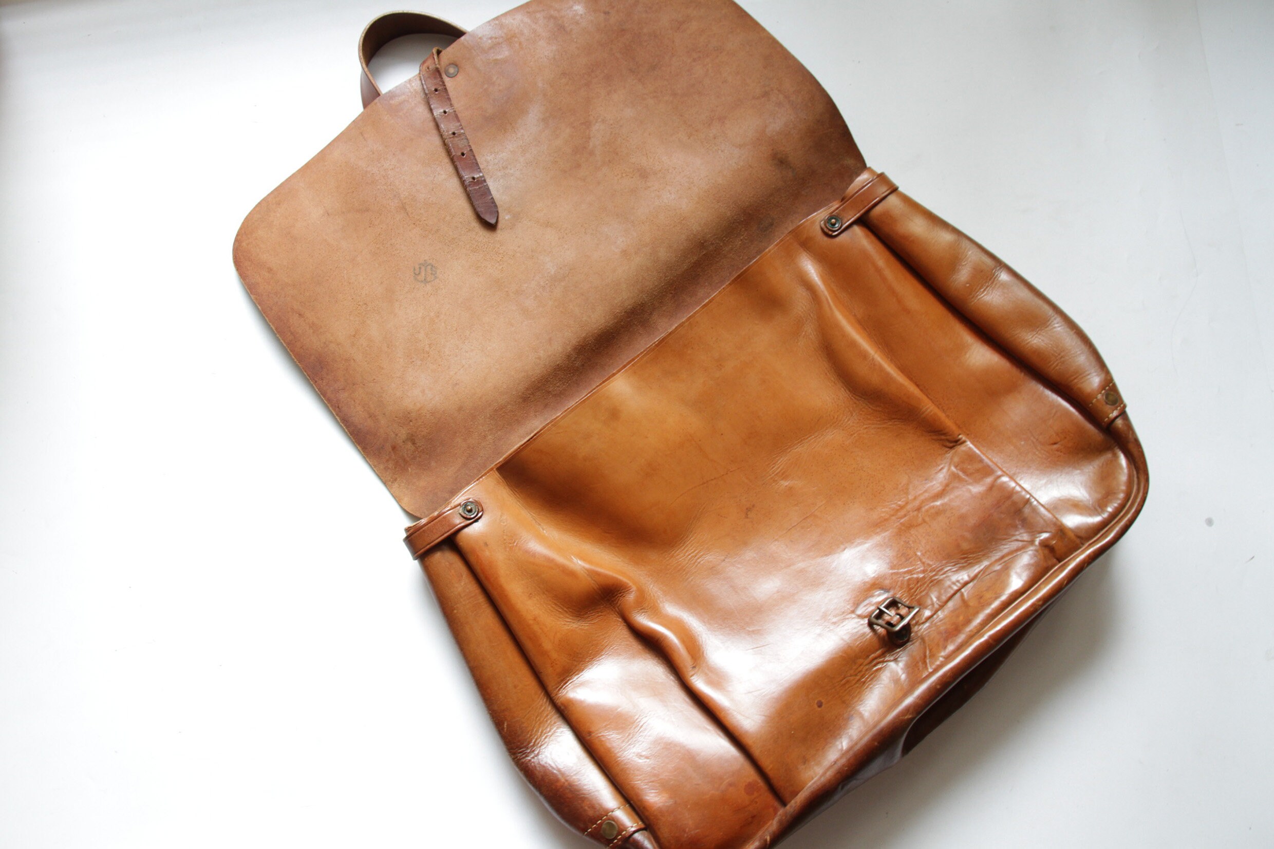 Unique Vintage US Mail Leather Bag Dated 1944 perfect Etsy