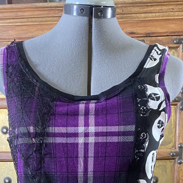 Punk inspired Tank size Large